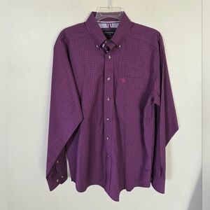 Ariat Pro Series Button Down Men's Dress Shirt Size Medium